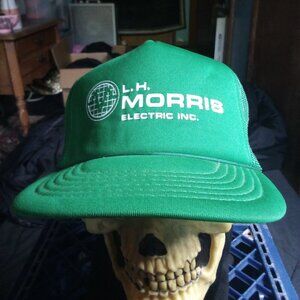 Deadstock Vintage L.H. Morris Electric Rope Snap Trucker Hat Cap